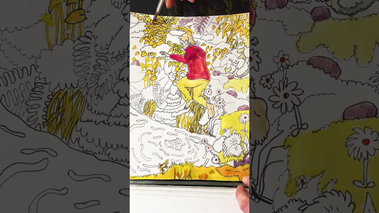 "Âge Fleuve" coloring book. Riverjump.