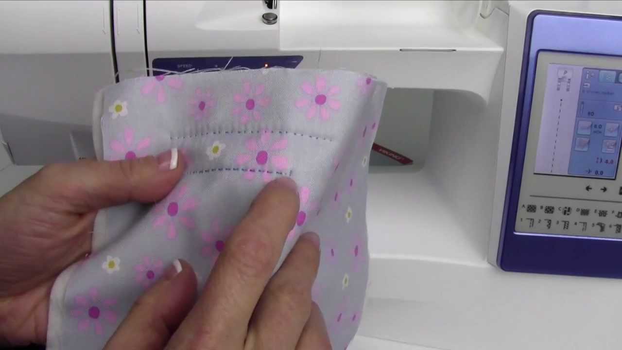 Husqvarna Viking Sapphire 960 48 Hand Look Quilt Stitch YouTube