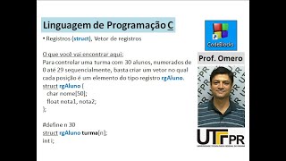 [Linguagem C] Aula 52: Registros (struct) - Vetor de registros