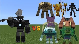 Nameless Guardian vs Mutant More|Bedrock Edition|