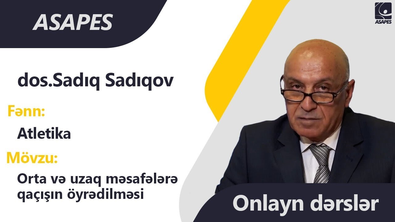 ONLAYN DƏRSLƏR | Atletika - Orta və uzaq məsafələrə qaçışın öyrədilməsi