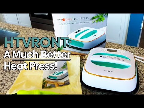 HTVRONT Easy Press Machine Review
