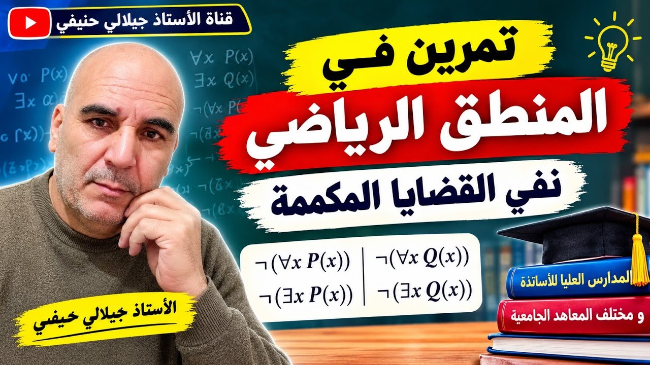 تمرين في المنطق الرياضي: نفي القضايا المكممة