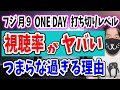 フジ月９ドラマ「ONE DAY」視聴率急降下で打ち切りか！？豪華キャストでも脱落者続出の理由
