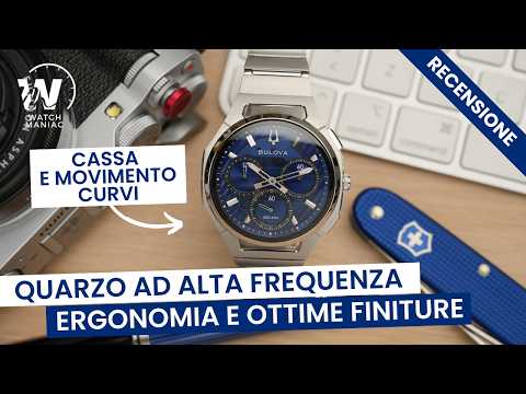 Bulova Curv Progressive 41mm, New Version of the First Chronograph with a Curved Case and Movement