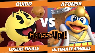 CROSSxUP Losers Finals - Atomsk (Dedede) Vs. Quidd (Pac-Man) SSBU Ultimate Tournament
