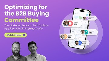 Optimizing the B2B Buying Committee: A Strategic Workshop by Somebody Digital