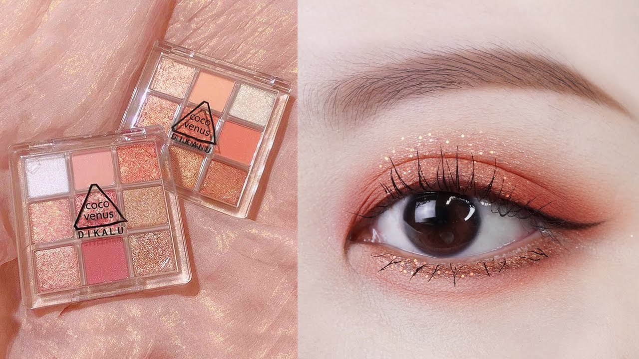 MAKEUP USING $1 EYESHADOW PALETTE | MAKEUP VỚI BẢNG MẮT 20K DIKALU COCO VENUS | Chanchan Eyemakeup