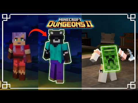 HOW TO ADD YOUR SKIN and Capes IN Minecraft Dungeons 2 [Tutorial]
