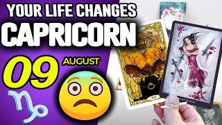 Capricorn ♑️YOUR LIFE CHANGES 😨 😱 horoscope for today AUGUST 9 2026 ♑️ #capricorn tarot AUGUST