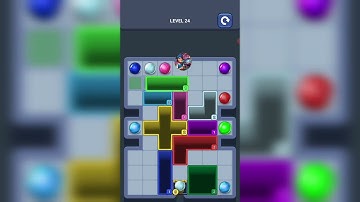 Drop escape color puzzle level 24 solution and walkthrough for gameplay 
