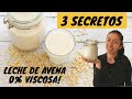 Como hacer leche de avena cremosa