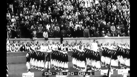 1936 - The opening ceremony of the Berlin Olympics.