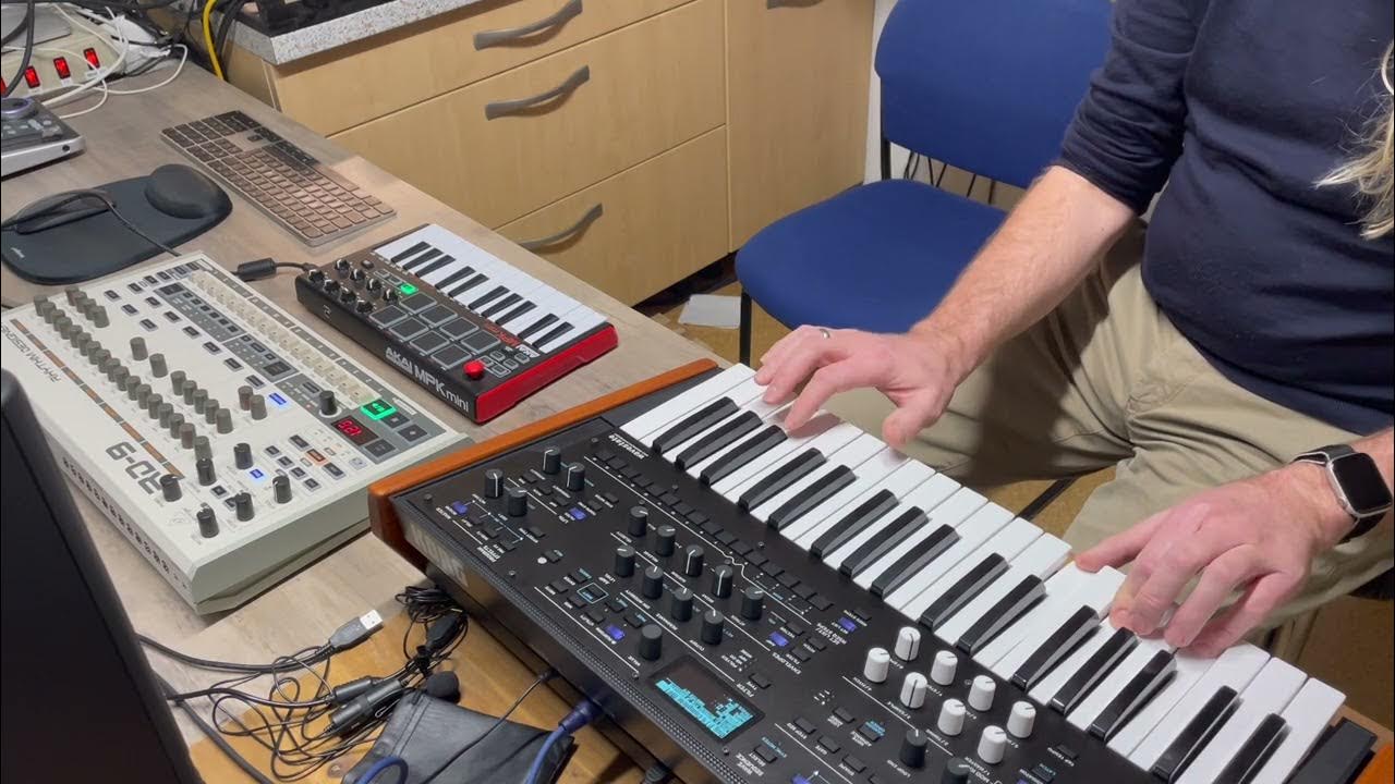 Learning electronic music Oxygene Pt.4 with Behringer RD9 and