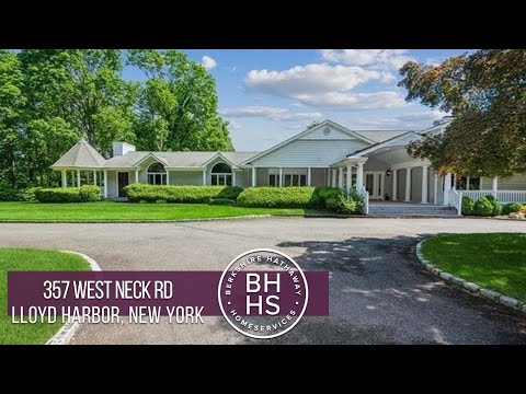 357 West Neck Rd, Lloyd Harbor, NY home video tour