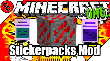 Minecraft Mods: " Stickerpacks Mod 1.12.2 "