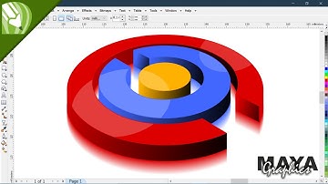 3D logo using extrude tool in coreldraw | Coreldraw tutorial | The Basics for Beginners