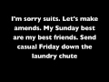 Nothing Suits Me Like A Suit - How i Met Your Mother w/ lyrics