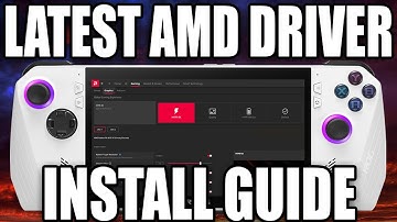 How To Install ROG ALLY AMD Graphics Drivers Guide - 25.3.1 Adrenalin AFMF 2.1 Setup