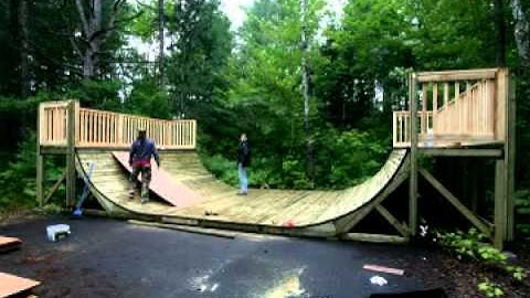 build mini-ramp in time lapse