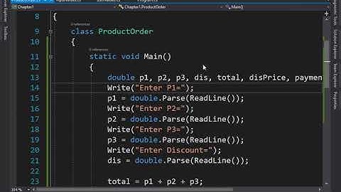 SP1 Chapter2 Expression, Operators, Types, Variable, and Constants Part1