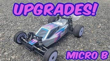 Losi Micro B Upgrades - Losi Shocks, links, carbon fiber and chassis skin