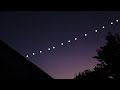 STARLINK Satellites Train Seen From Earth SpaceX Elon Musk 