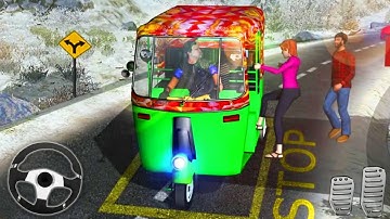 Offroad Tuk Tuk Auto Rickshaw Driving Simulator - Android GamePlay