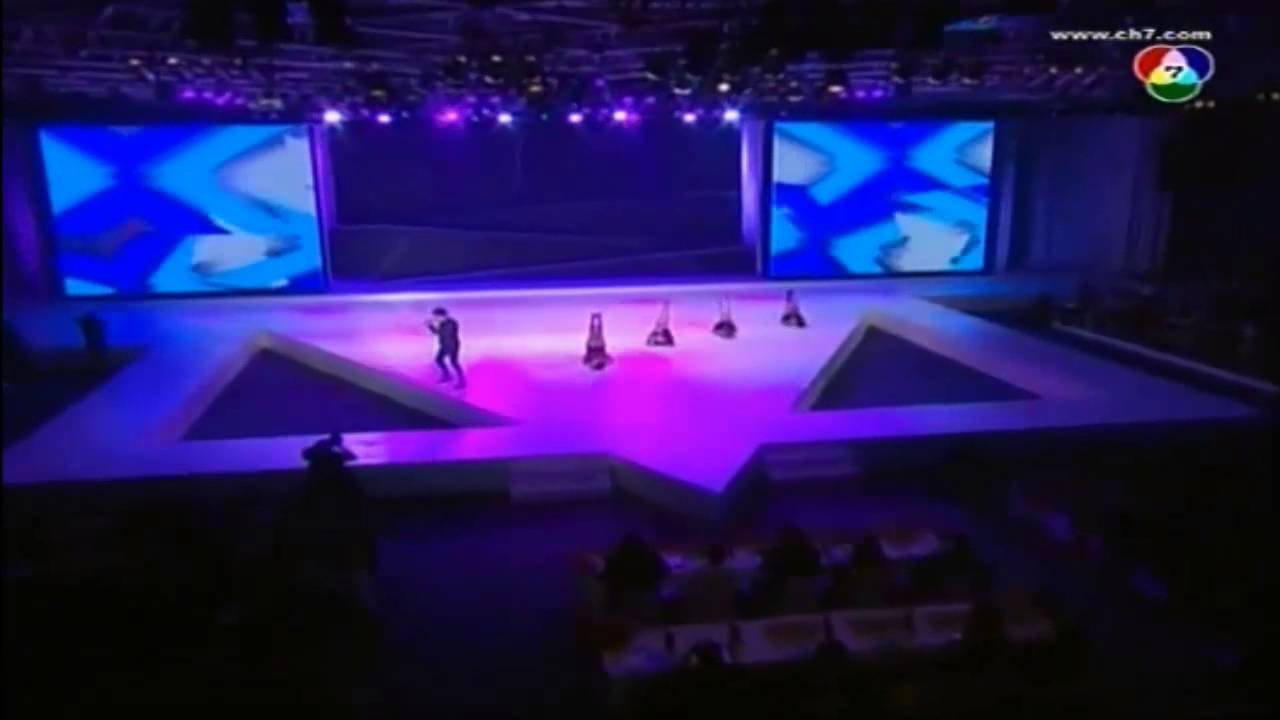 กัน โดม ตั้ม โชว์ในงาน Thai super model 2013 @ch7