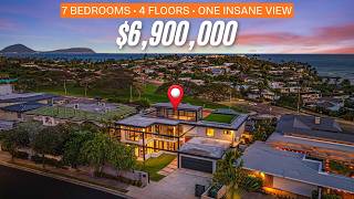 $6.9M Kahala Luxury Home Tour | 7 Bedrooms, Ocean Views & Rooftop Deck
