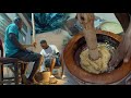 Making Authentic Ghana FUFU | Outdoor Cooking African street food