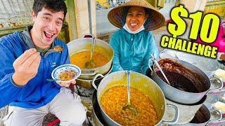 Vietnam $10 Street Food Challenge!! NONSTOP Vietnamese Food Tour in Hội An!