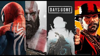 Rx 580 2048sp   xeon 2620v3 teste Red Dead, Days Gone, Spider-man e God of War (2018)