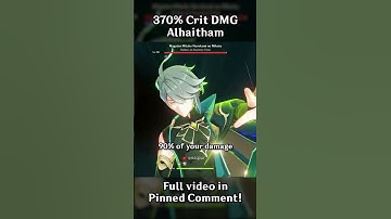370% CRIT DMG ALHAITHAM