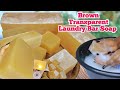 How to make brown transparent canoe soap with just 5 ingredientseasy method and process
