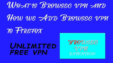 Browsec vpn add to Firefox and enjoy Unlimited vpn