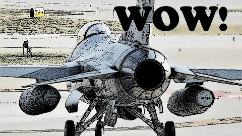 F-16 TAKEOFF, Unrestricted Climb