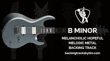 Melancholic Hopeful Melodic Metal Backing Track in B Minor | 65 BPM