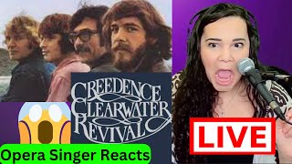 💧 Creedence Clearwater Revival Born on the Bayou | Opera Singer REACTS LIVE