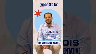 Honored To Earn The Endorsement of IL Rep. Abdelnasser Rashid | Kat Abughazaleh For Illinois