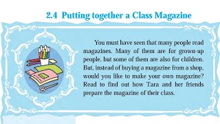 2.4 Putting together a Class Magazine 7th class English subject urdu medium page 49,50,51 Zameer Sir