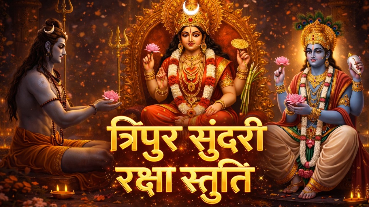 Tripur Sundari Raksha Stuti 🔱 | Powerful Devi Protection Mantra | Lalita Tripura Sundari