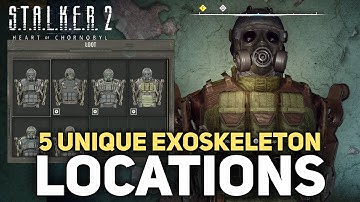 Hoe je het Ruby Exoskelet, Liberty & Diamond Exoskelet en meer (unieke uitrusting) Stalker 2 krijgt