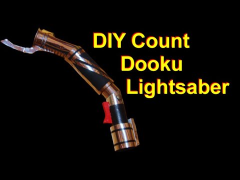 DIY Count Dooku Lightsaber (Star Wars 