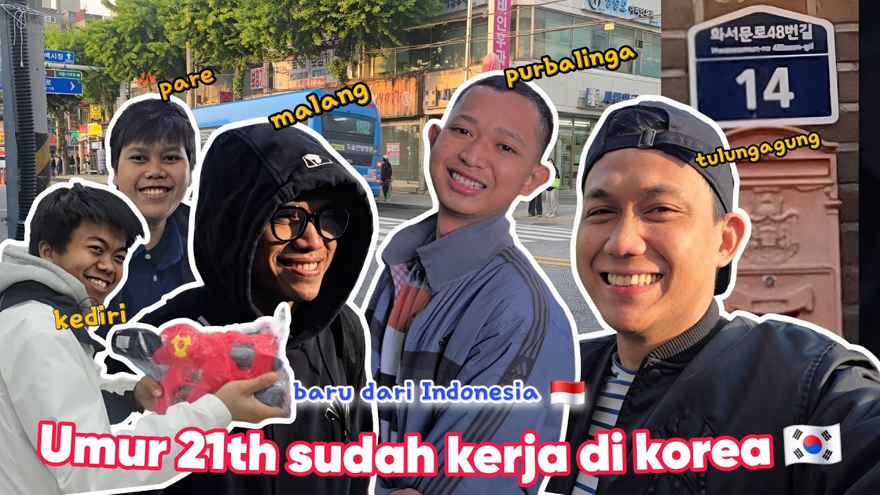 NAMBAH TEMAN DI KOREA! BARU SAMPAI, LANGSUNG DAPAT REALITA HIDUP DI PABRIK KOREA!