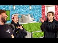 We Wrapped Drew's Entire Room With Christmas Paper! *PRANK*