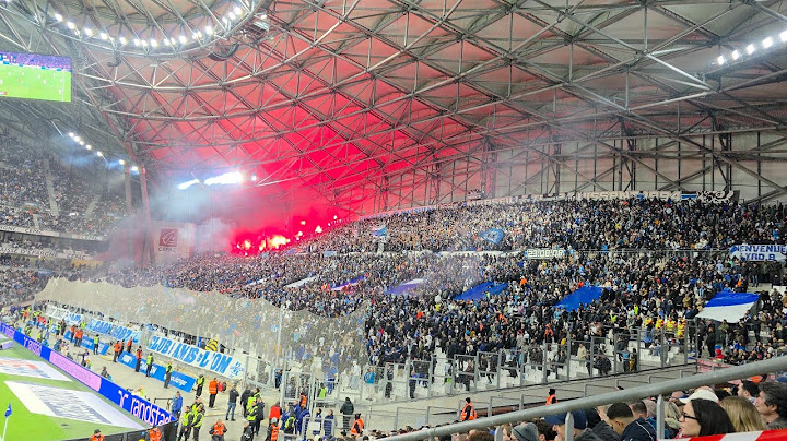 OM 5-1 ST ETIENNE : La fin du match dans un Vélodrome en feu 🔥 wesh alors de Jul