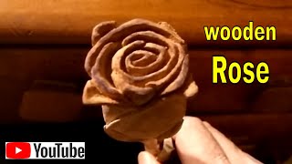Unbelievable Time-lapse: Witness The Hypnotic Beauty Of A Wooden Rose Blossoming At Lightning Speed!