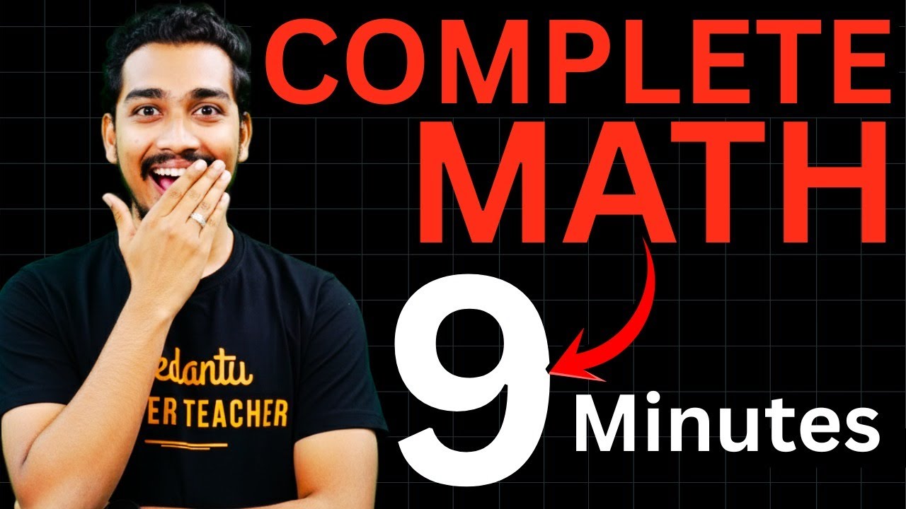 Complete Class 10 Maths in 9 Minutes | All Important Topics AP/TS SSLC | Rupesh Sir