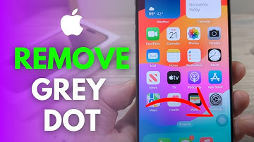 How To Remove Grey Circle or Grey Dot On iPhone